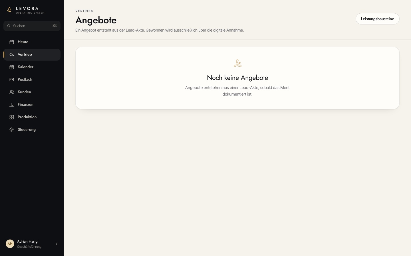 Levora OS, Angebote